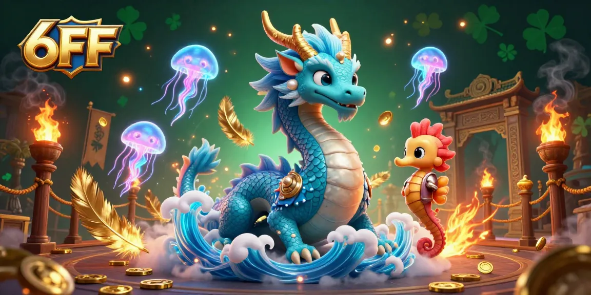 Experience thrilling gaming with 6FF as mythical creatures engage in dazzling action.