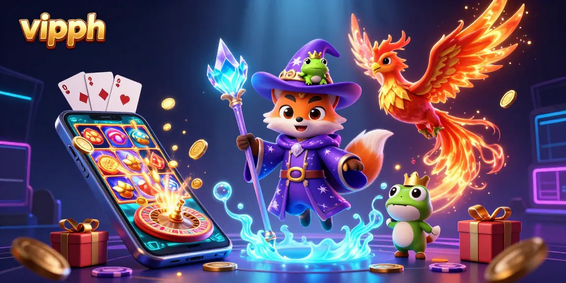 Engage with VIPPH's vibrant online casino experience through immersive games and exciting visuals.
