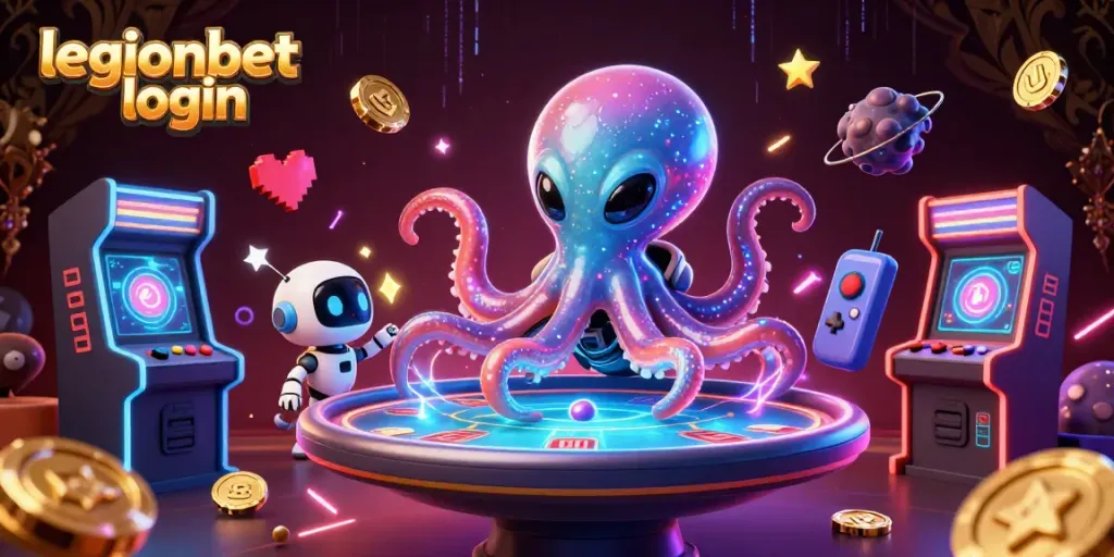 Join the excitement with legionbet login in this lively alien casino game scene!
