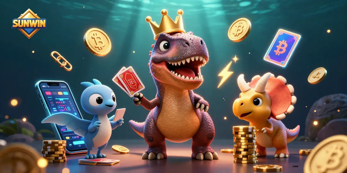 Experience dynamic gaming excitement with SUNWIN featuring vibrant characters and rich casino elements.