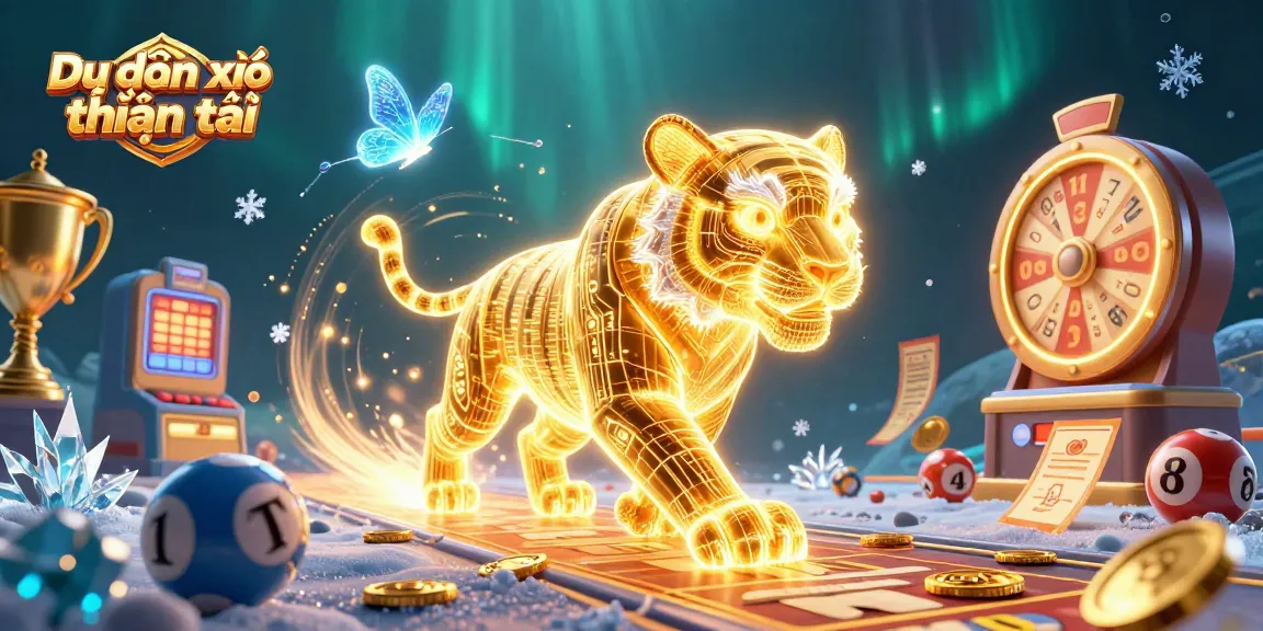 Enhance your winning chances with Dự đoán xổ số thần tài in an exciting lottery-themed 3D illustration.