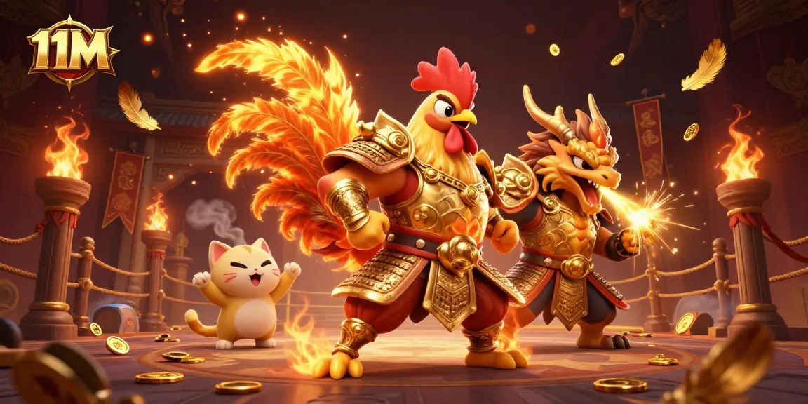 Experience thrilling gameplay at 11M with dynamic gambling elements featuring warriors and treasures.