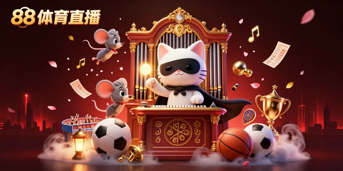 Experience thrilling action and dynamic sports betting with 88体育直播's engaging illustration.
