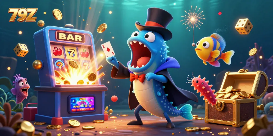 Experience thrill with 79Z's captivating casino scene featuring stunning characters and vibrant elements.