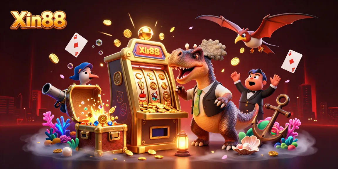 Experience thrilling wins at Xin88 with vibrant 3D casino characters and exciting jackpot action.