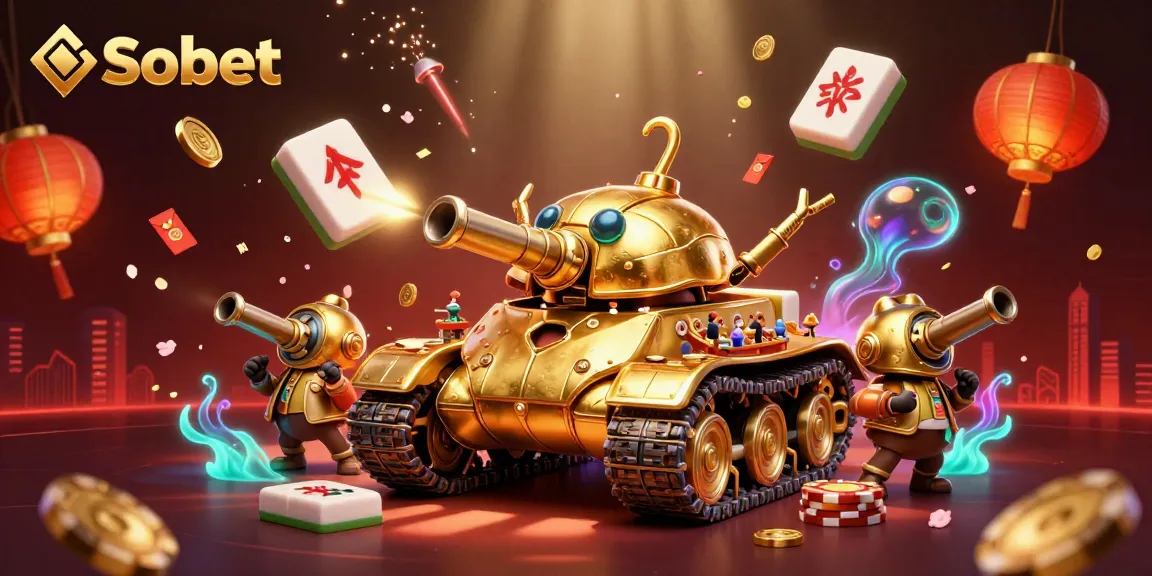 Engage with Sbobet's dynamic betting environment featuring a golden beetle tank casino.