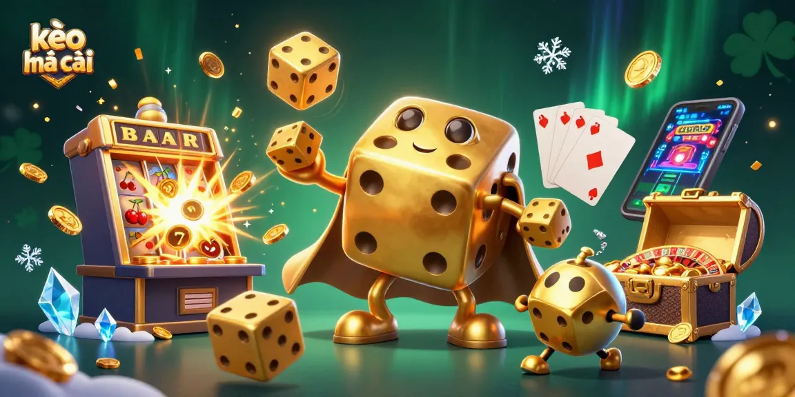 Experience thrilling moments with kèo nhà cái as golden dice dance and jackpots explode in this vibrant scene.