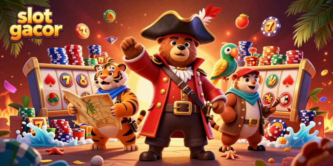 Engage in slot gacor action with vibrant 3D characters and dynamic gambling elements.