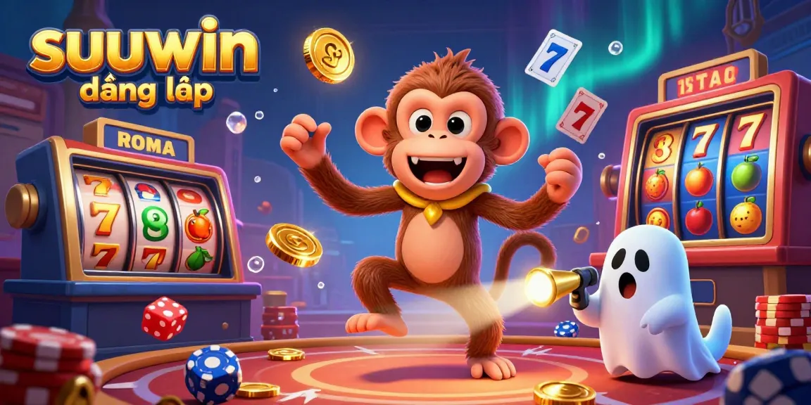 Engage with suuwin đăng nhập while experiencing thrilling slots in a lively 3D casino scene.