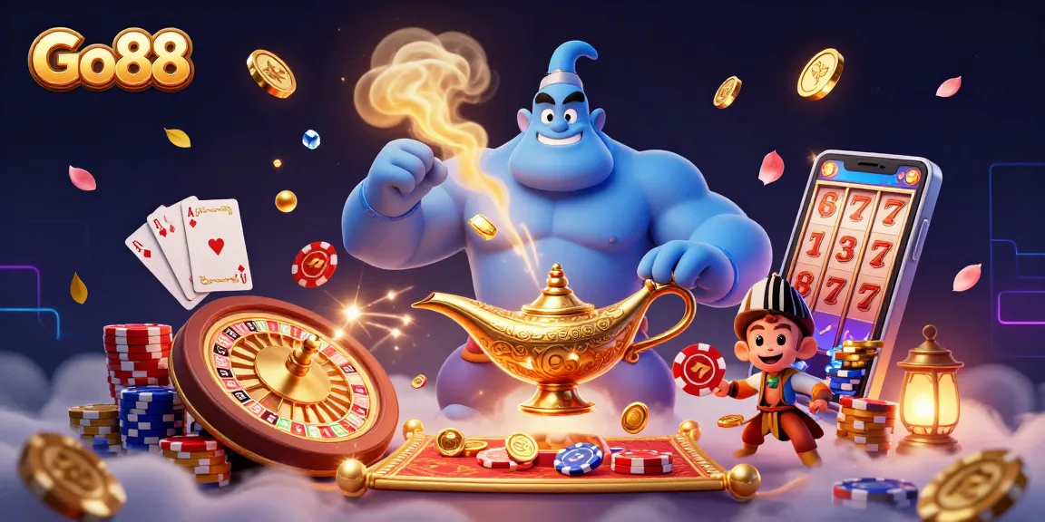 Experience the thrill of Go88 with a magical casino adventure featuring vibrant characters and rich gaming elements.