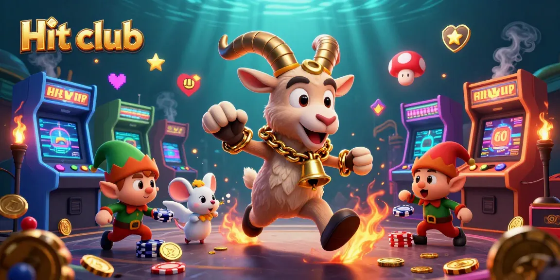 Experience thrilling action at the Hit club casino with dynamic characters and vibrant gaming elements.