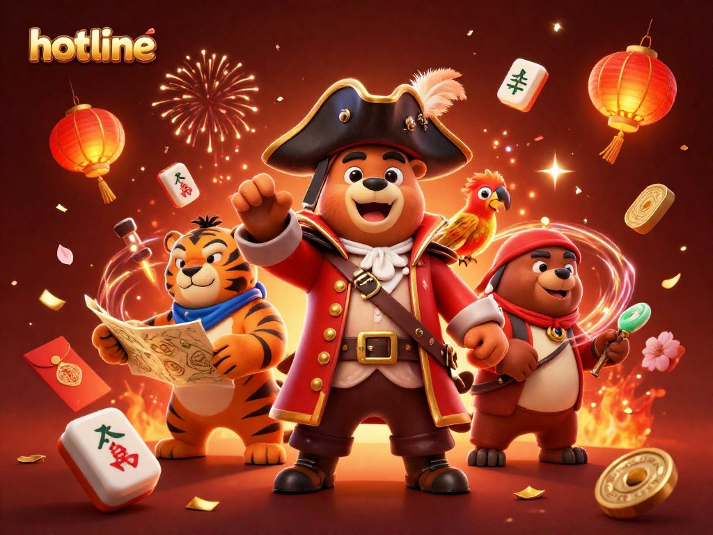 Experience thrilling action in the hotline game with vibrant characters and gambling symbols.