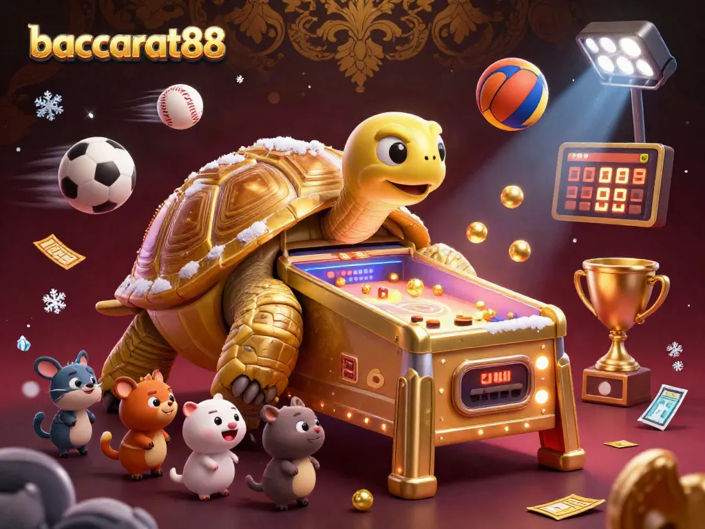 Baccarat88 game experience showcases exciting betting with animated characters and sports elements.