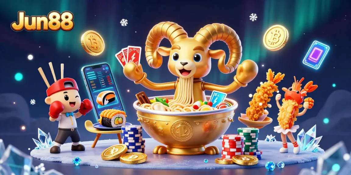 Win big at Jun88 with exciting 3D casino characters and vibrant, animated gameplay!
