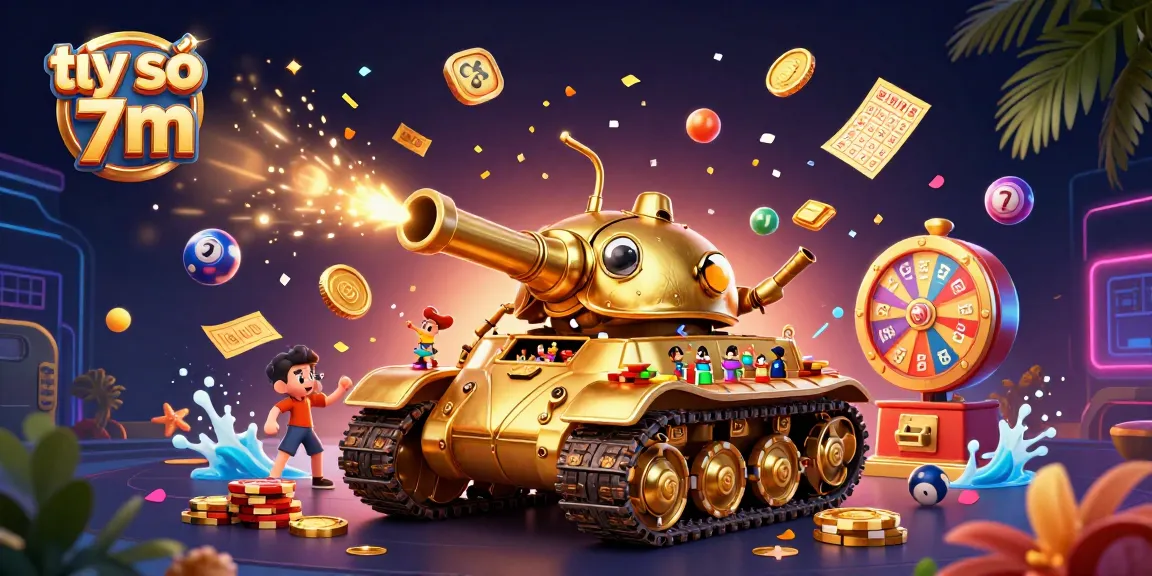 Engage with real-time tỷ số 7m action while witnessing a vibrant casino-themed digital illustration.