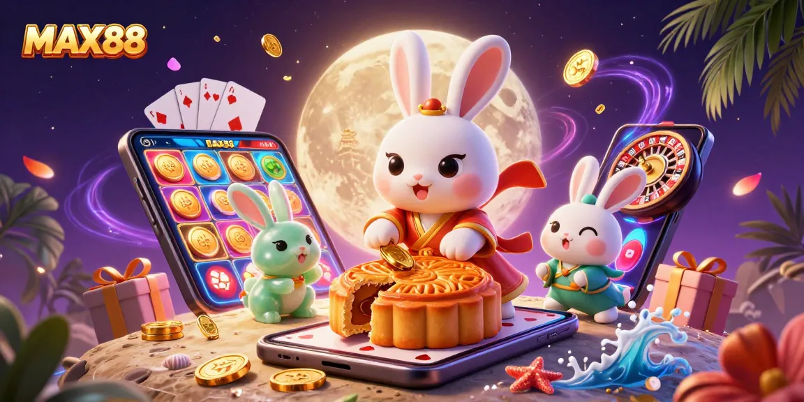 Experience MAX88's vibrant casino world with 3D characters and exciting gaming elements.
