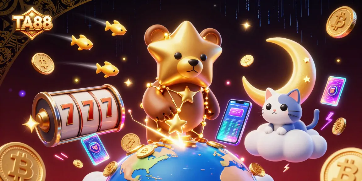 Spin slots to win crypto rewards at TA88 with a celestial casino adventure.