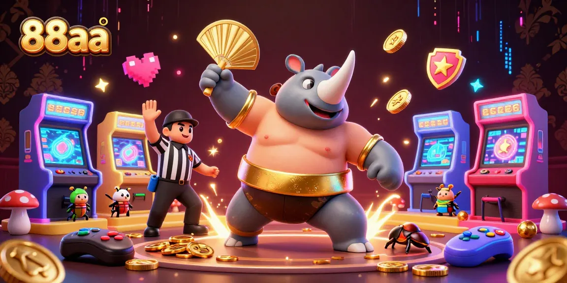 88aa showcases an exciting online gaming experience with vibrant characters and coins flying during gameplay.
