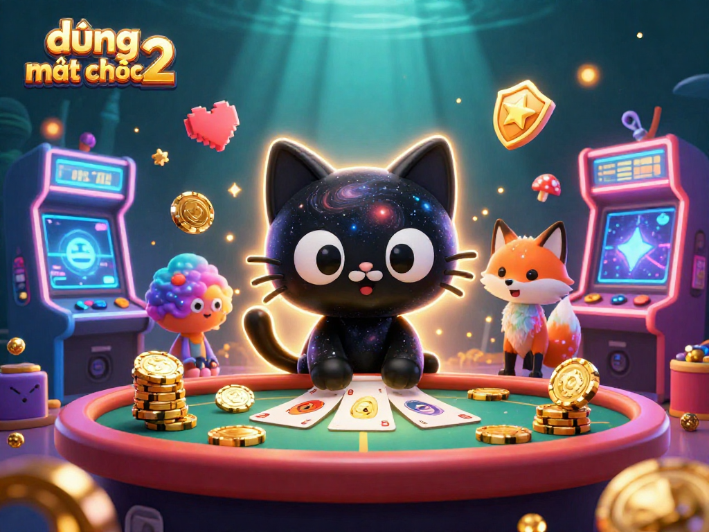Engage with the exciting gameplay of đường mạt chược 2, featuring a cosmic casino scene with vibrant characters.