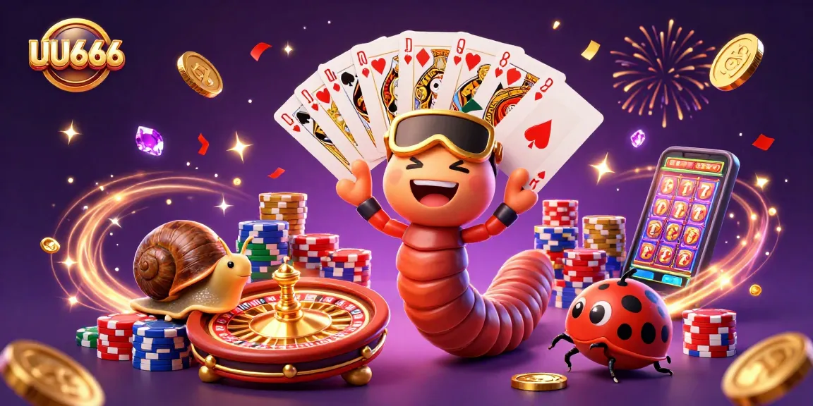 Engage in thrilling action at UU666 with vibrant casino characters showcasing excitement.