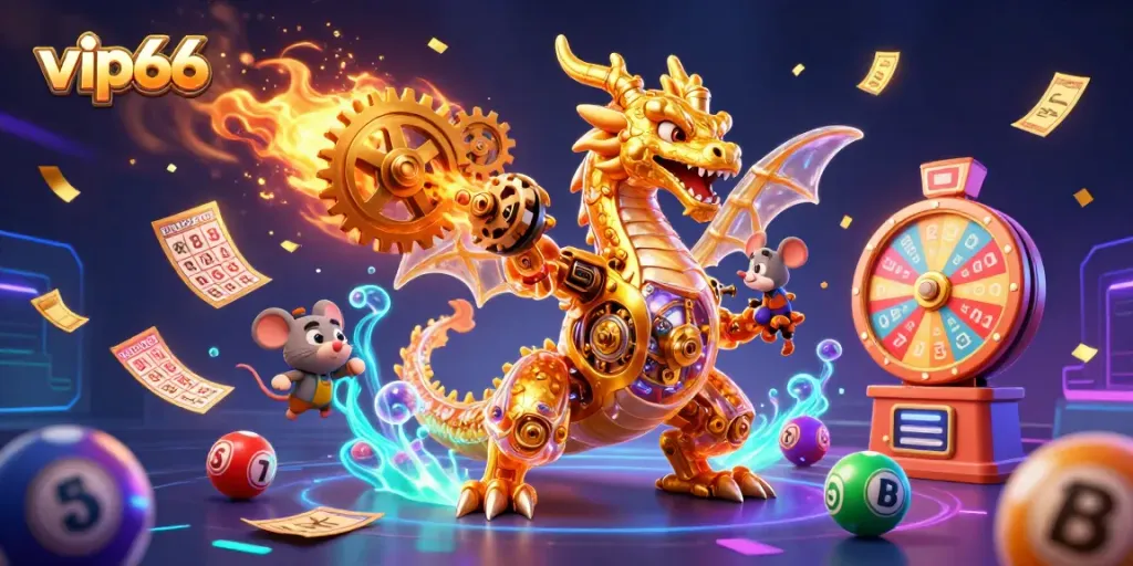 Engage in thrilling gameplay with vip66, featuring vivid lottery balls and dynamic gaming elements.