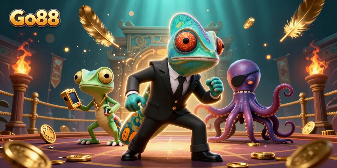 Experience casino excitement with Go88 featuring dynamic characters and rich gaming elements.