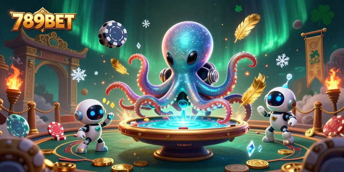 Experience thrilling gameplay at 789BET with dynamic holographic poker tables and vibrant casino atmosphere.