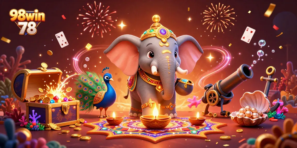 Experience exciting winning moments at 98win 78 with vibrant casino-themed visuals and captivating games.