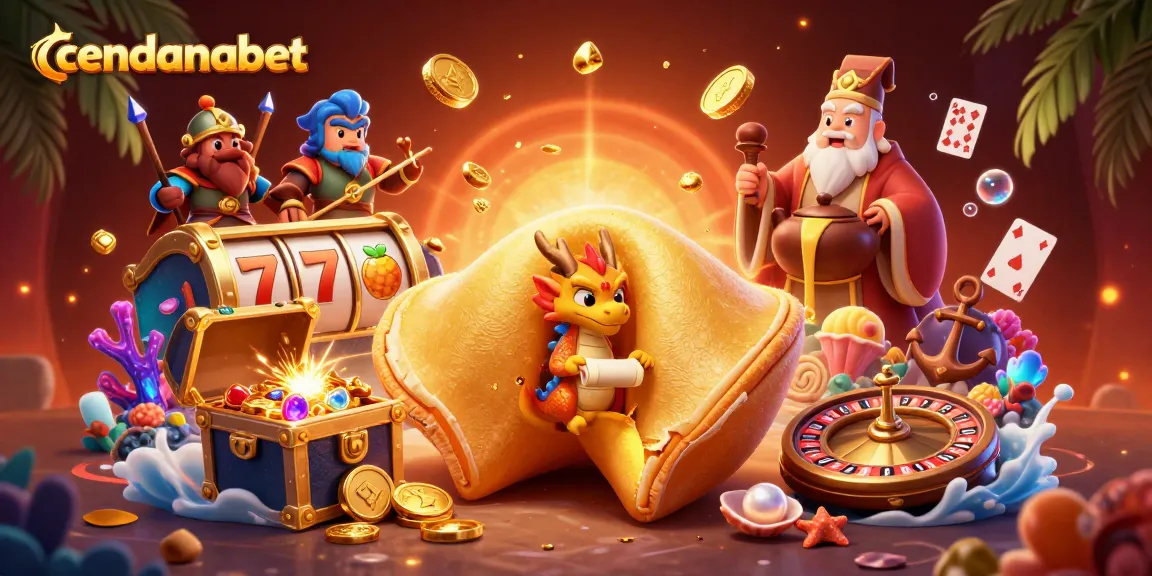 Cendanabet invites players to win with its rich slots and engaging games in a vibrant 3D illustration.