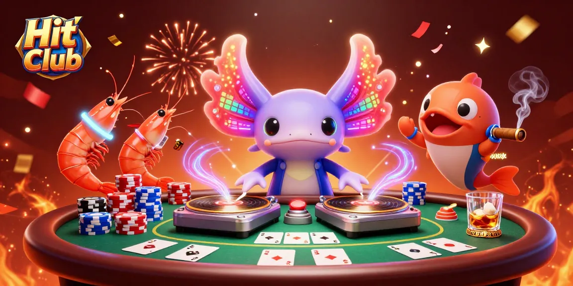 Experience the Hit club atmosphere with dynamic gaming elements and lively characters.
