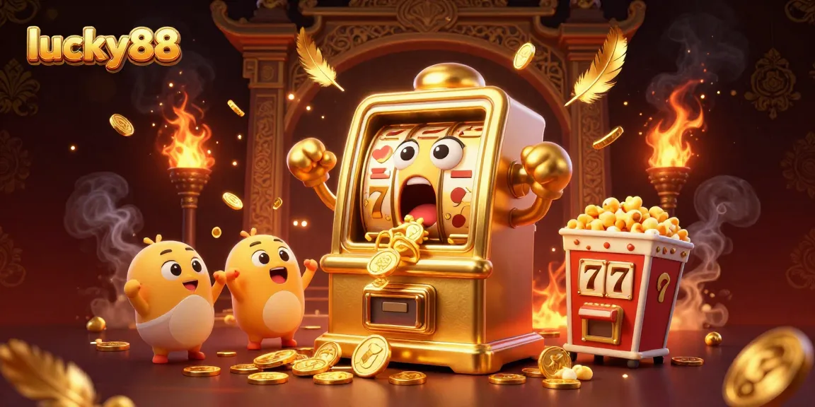 Experience lucky88 excitement as golden slot machines celebrate jackpot wins with dynamic casino elements.