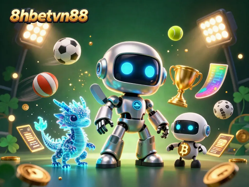 Experience exciting gameplay at 8xbetvn88 featuring a dynamic gaming scene with vibrant characters and casino elements.