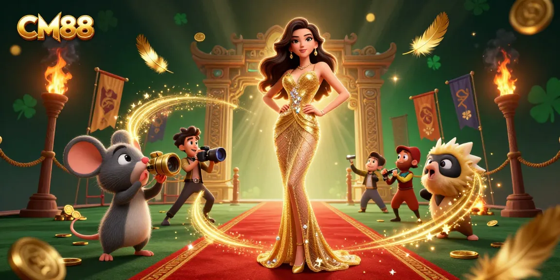 CM88 invites excitement with a glamorous casino-themed 3D scene showcasing thrilling elements and energy.