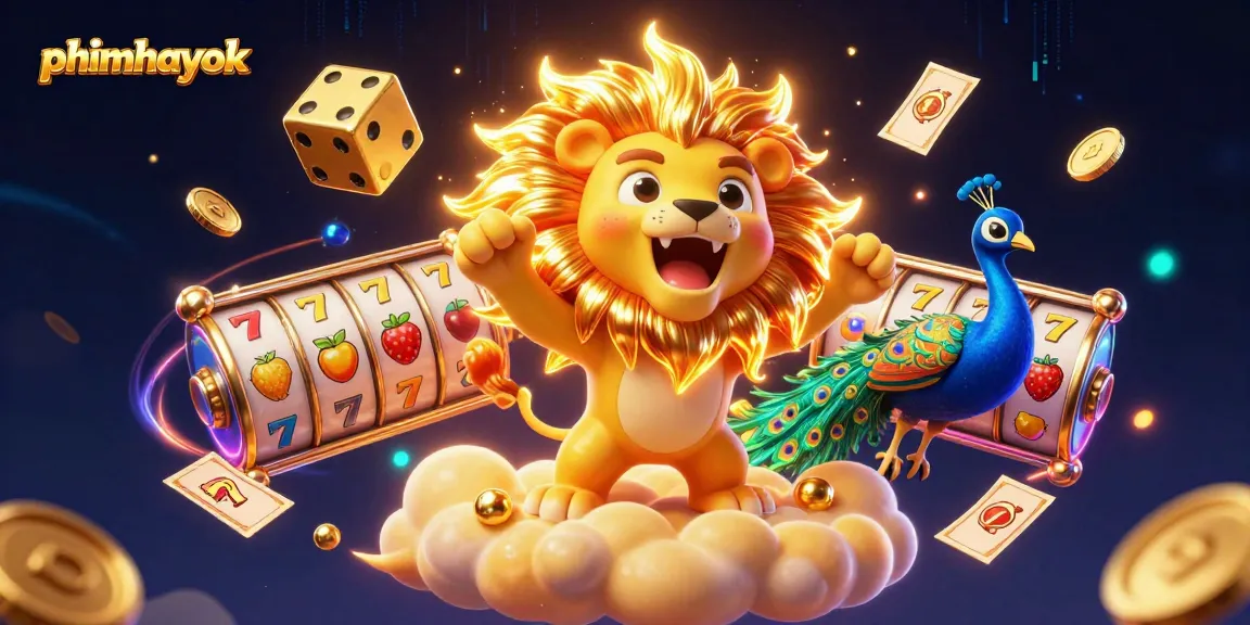 Experience thrilling gameplay at phimhayok with vibrant slot reels and iconic symbols.