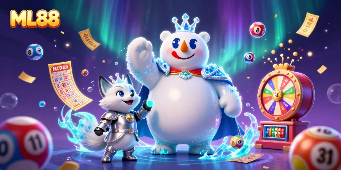 Experience thrilling ML88 lottery dynamics with vibrant prizes and the ice king in action.