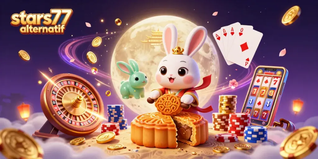 Dapatkan kemenangan dengan stars77 alternatif dalam ilustrasi kasino yang menarik dan berwarna-warni.