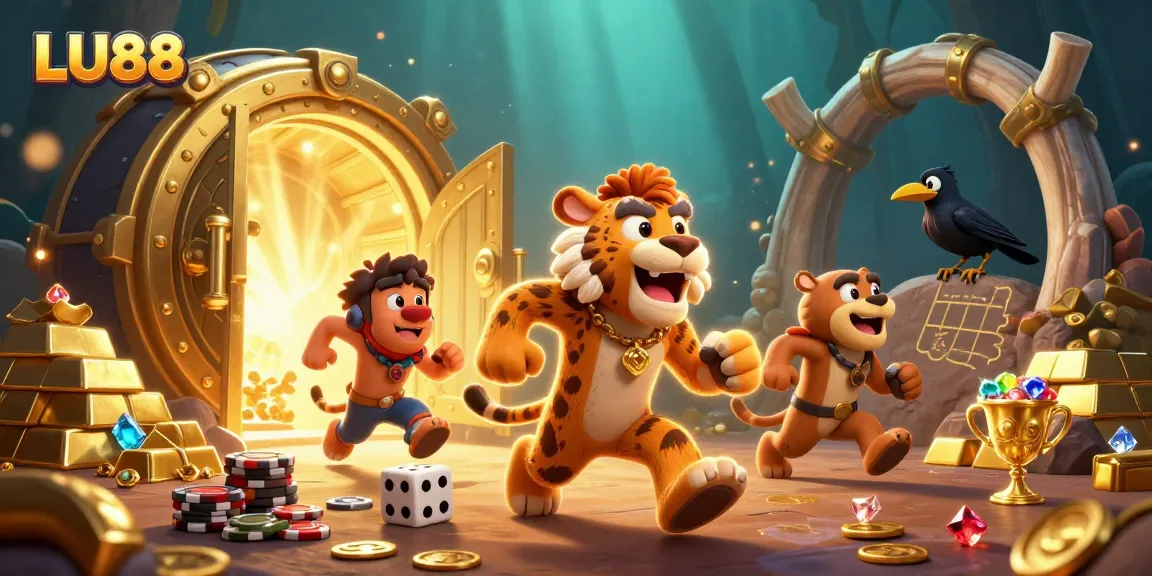 Experience thrilling gameplay at LU88 while enjoying the excitement of winning gold and treasures.