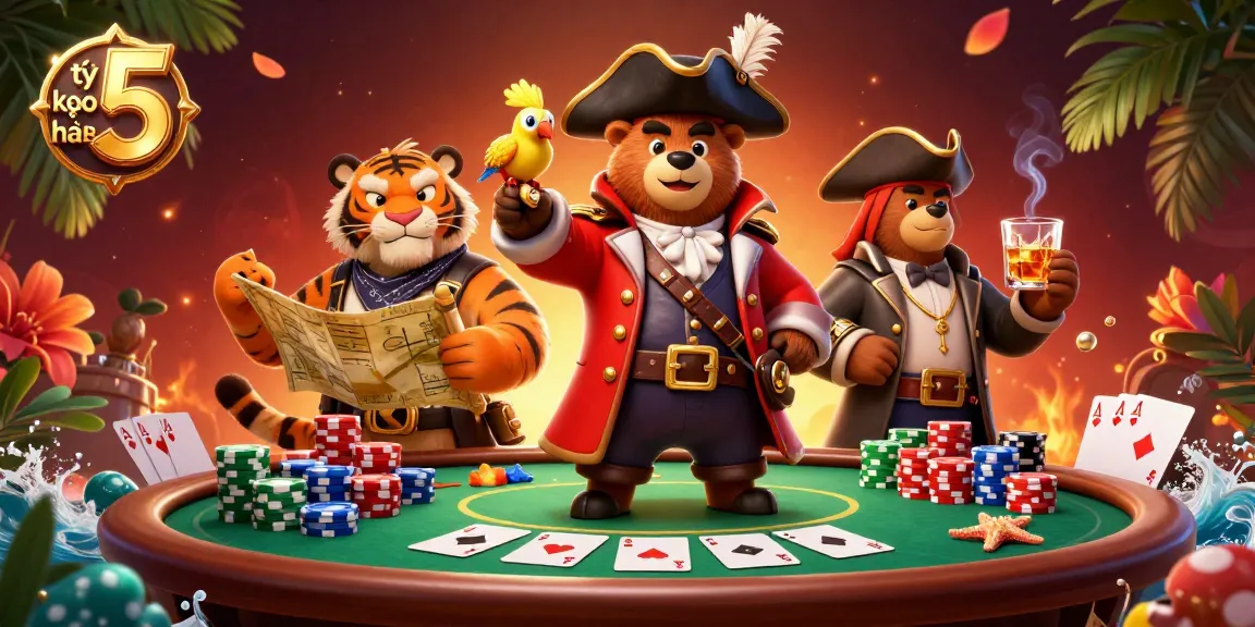 Place bets on tỷ lệ kèo nhà cái 5 using expert strategies with colorful poker elements.