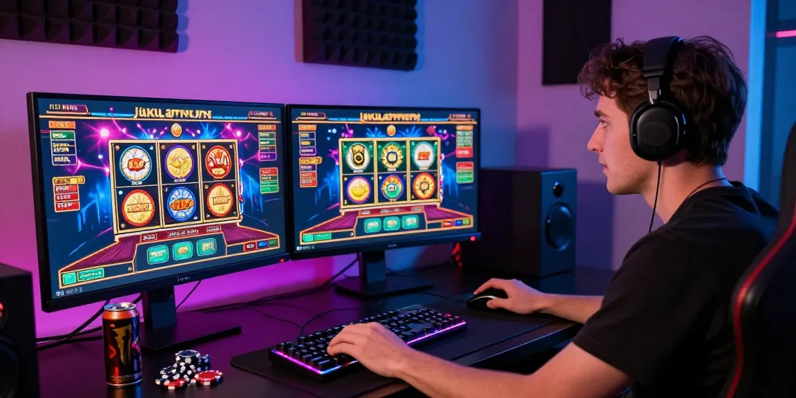 Engaging gaming scene illustrating Daftar Asialive88 excitement in an immersive online casino setup.